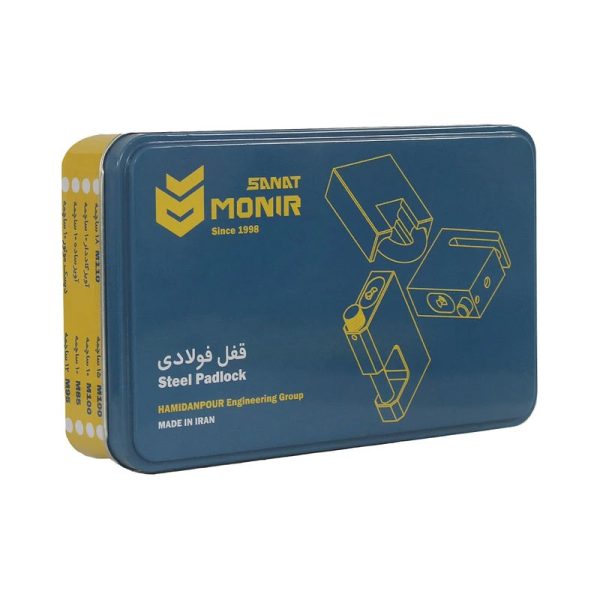 جعبه قفل کتابی منیر صنعت 18 ساچمه مدل M110